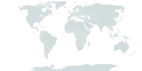 Diospyros samoensis world distribution map, present in Fiji, Tonga, Vanuatu, Wallis and Futuna, and Samoa