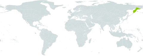Oxytropis siegizmundii world distribution map, present in Russian Federation