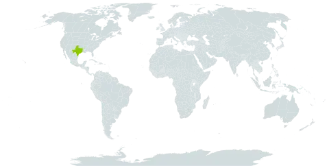 Tradescantia edwardsiana world distribution map, present in United States of America